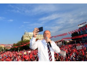 Cumhurbaşkanı adayı İnce, Ankaralılara hitap etti