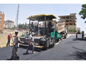 Cizre belediyesinden sıcak asfalt çalışması
