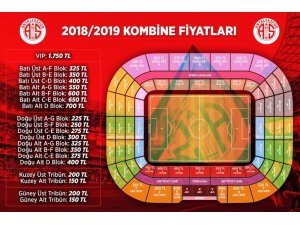 Antalyaspor’da kombine fiyatları açıklandı