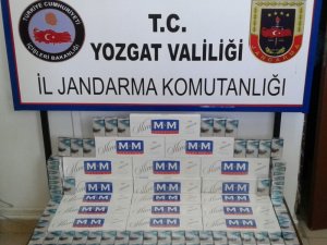 Yozgat’ta 330 paket kaçak sigara ele geçirildi
