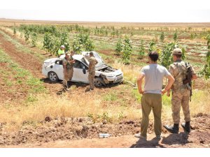 Diyarbakır’da otomobil takla attı: 5 yaralı