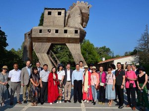 Çinli Bakan Shugang Troya Antik Kenti'ni ziyaret etti
