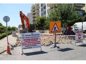 Efeler Belediyesi sıcak asfalt çalışması başlattı