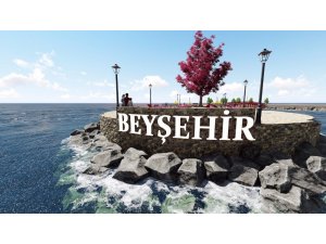 Beyşehir’de sahil bandına bisiklet ve yürüyüş yolu