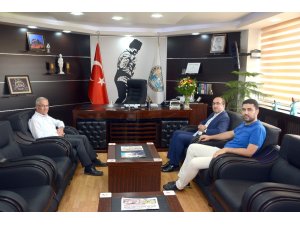 Sandıklı Belediye Başkanı Mustafa Çöl, Dinar Belediye Başkanı Saffet Acar’ı zyaret etti