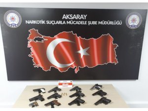 Aksaray’da kaçak silah operasyonu: 3 gözaltı