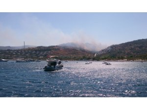 Turizm cennetinde korkutan yangın