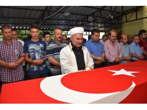 Kalp krizinden hayatını kaybeden astsubay Kırıkkale’de toprağa verildi