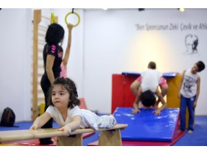 Bülent Ecevit Spor Tesisi’ne çocuk jimnastik salonu