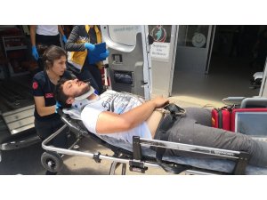 Aksaray’da elektrik akımına kapılan genç ağır yaralandı