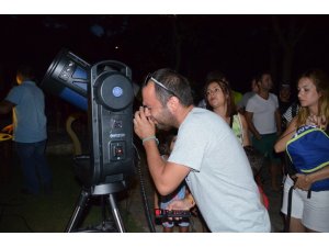 Bilim parkında ‘Gökyüzü Gözlem’ etkinliği düzenlendi