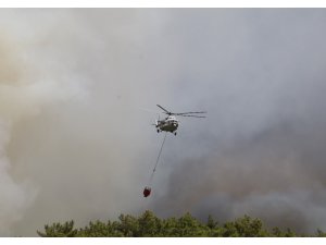 Antalya’daki orman yangını devam ediyor