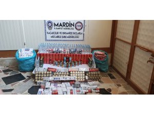 Mardin’de kaçakçılık operasyonu