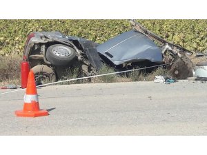 Edirne’de feci kaza: 2 ölü, 2 yaralı