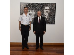 Albay Ağaoğlu’ndan Rektör Gündoğan’a veda ziyareti