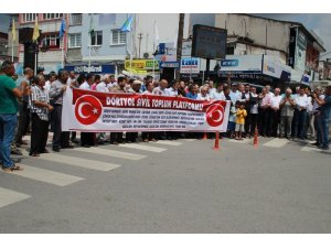 Dörtyol’da 25 STK’dan “Türk lirasına sahip çıkıyoruz, devletimizin yanındayız” açıklaması