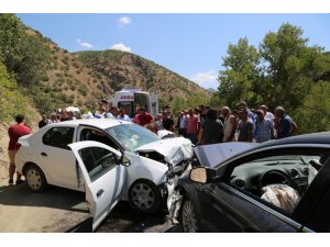Tunceli’de trafik kazası: 1 ölü, 7 yaralı