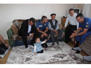 Kaymakam Boztepe’den Şehit ve gazi ailelerine ziyaret