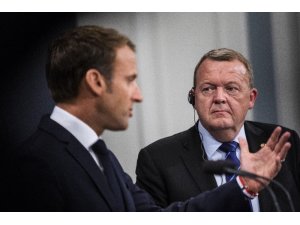 Macron ve Rasmussen basın toplantısı düzenledi