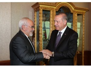 Cumhurbaşkanı Erdoğan, İran Dışişleri Bakanı Zarif’i kabul etti