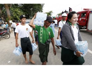 Myanmar’da köyler sular altında kaldı: 50 bin kişi tahliye edildi