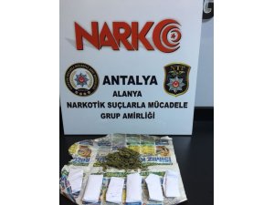 Alanya’da uyuşturucu operasyonu: 1 gözaltı