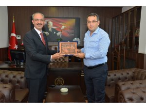 Rektör Karakaya Cumhuriyet Başsavcısı Bilal Gümüş’ü ziyaret etti
