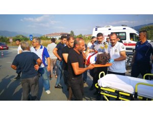 Bursa’da feci kaza güvenlik kamerasına yansıdı
