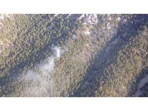 Antalya’daki orman yangınını söndürme çalışmaları devam ediyor