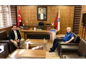 Bozüyük Belediye Başkanı Fatih Bakıcı, İl Emniyet Müdürü Ertuğrul Namal’ı ziyaret etti