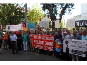 Antalya’da emekli polislerden 3600 ek gösterge talebi