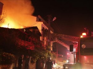 Kocaeli'de Suriyeli ailenin evinde yangın