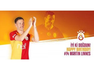 Galatasaray, Martin Linnes’in doğum günü kutladı