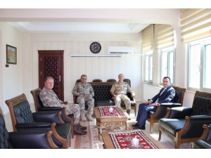 Tümgeneral İlbaş’tan Kaymakam Türkman’a ziyaret etti