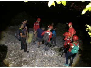 Cebel-i Reis Dağı’nda kaybolan 6 amatör dağcı AKUT tarafından kurtarıldı
