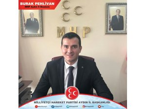 MHP Aydın İl Başkanı Burak Pehlivan: ADÜ’lü öğrenci öğretim görevlilerine başarı diledi