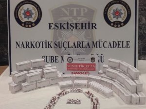 Eskişehir’de uyuşturucu operasyonunda binlerce hap ele geçirildi