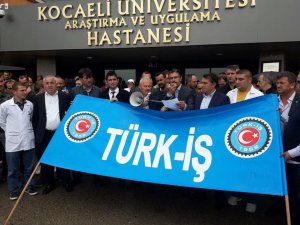 Türk-İş Kocaeli Üniversitesi’nde çalışan üyeleri için bir araya geldi