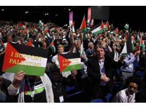 İngiliz İşçi Partisi’nin kongresinde Filistin’e destek çağrısı