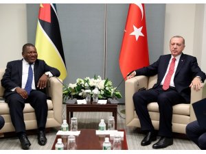 Cumhurbaşkanı Erdoğan, Mozambik Devlet Baskanı Nyusi ile görüştü