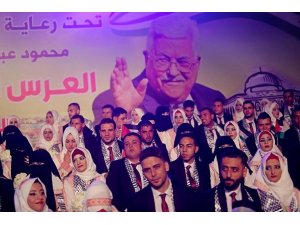 Mahmud Abbas’tan toplu nikah sponsorluğu