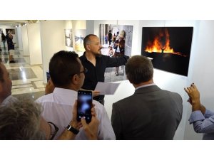 Gezgin Fatih Koparan, anılarını sergiledi