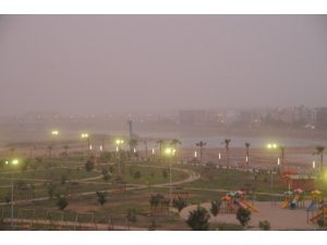Toz bulutu Cizre’de hayatı olumsuz etkiledi