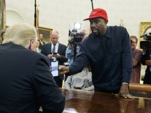 Kanye West, Trump'ı bile şaşkına çevirdi