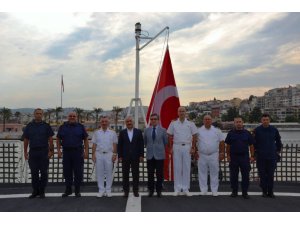 Bakan Yardımcısı Ersoy, Kuşadası Sahil Güvenlik Komutanlığında incelemelerde bulundu