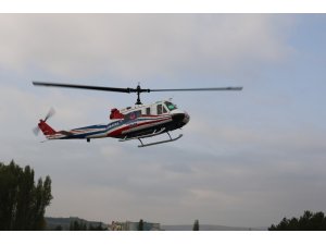 Jandarma’dan helikopterli trafik denetimi