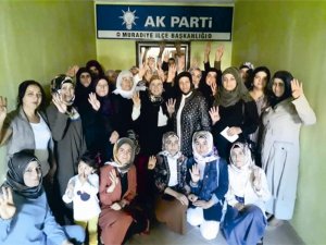 AK Partili kadınlardan ilçelere çıkarma