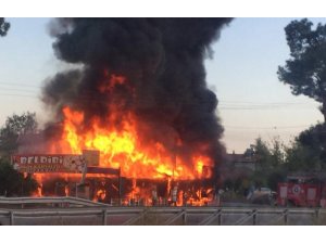 Antalya’da restoran yangını