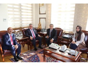 Anadolu Mektebi Yürütme Kurulu Başkanı Güçlü’den Vali Pekmez’e ziyaret