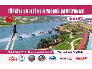 Türkiye Su Jeti Şampiyonası Tunceli’de Yapılacak